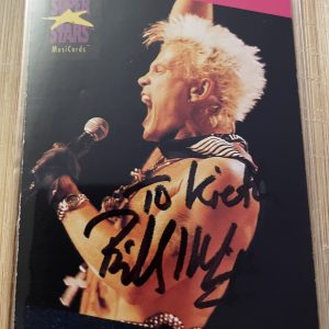 Billy Idol "ProSet Super Stars MusiCards" #189